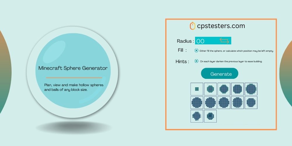 Minecraft Sphere Generator