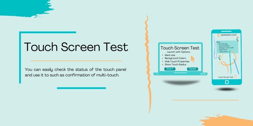 Test del touch screen