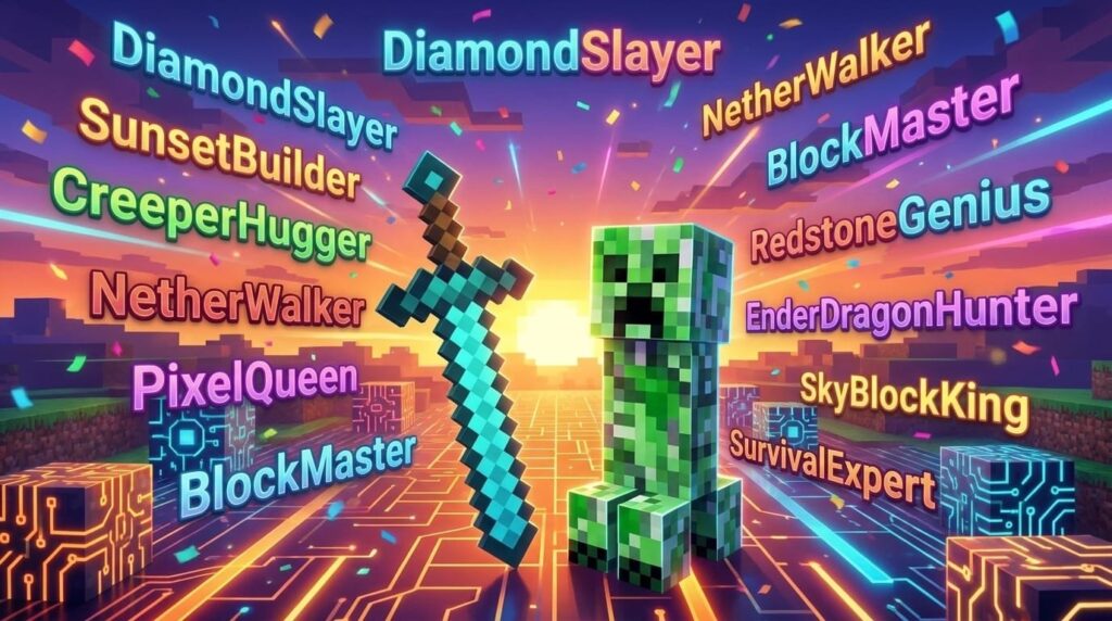 Best Minecraft Username Ideas Generated by AI