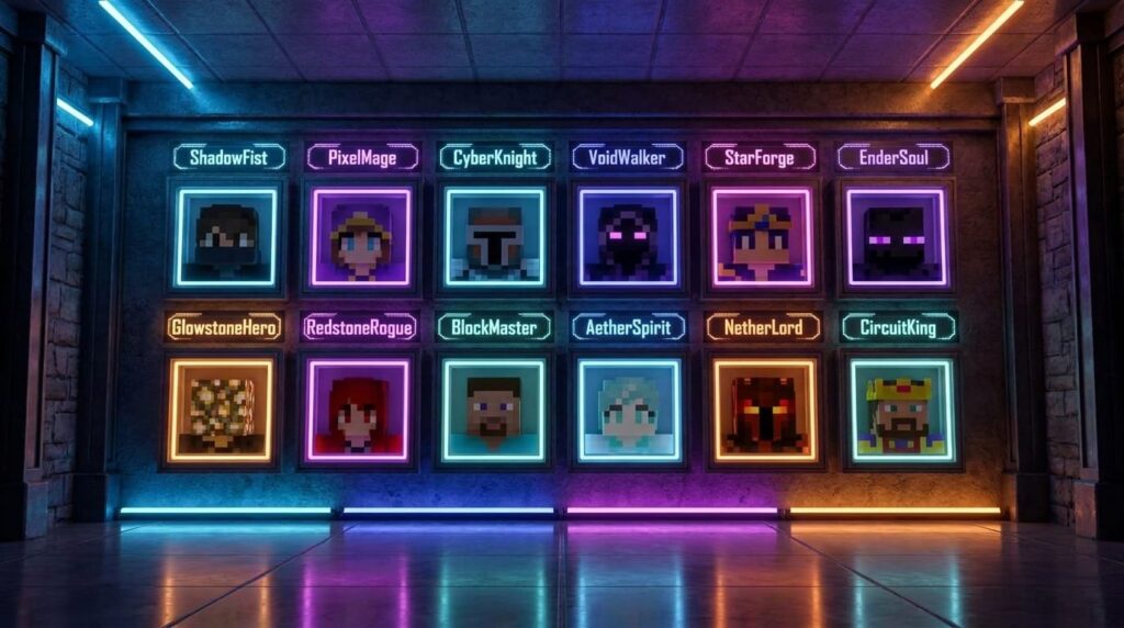 Minecraft Username Ideas Generated by AI